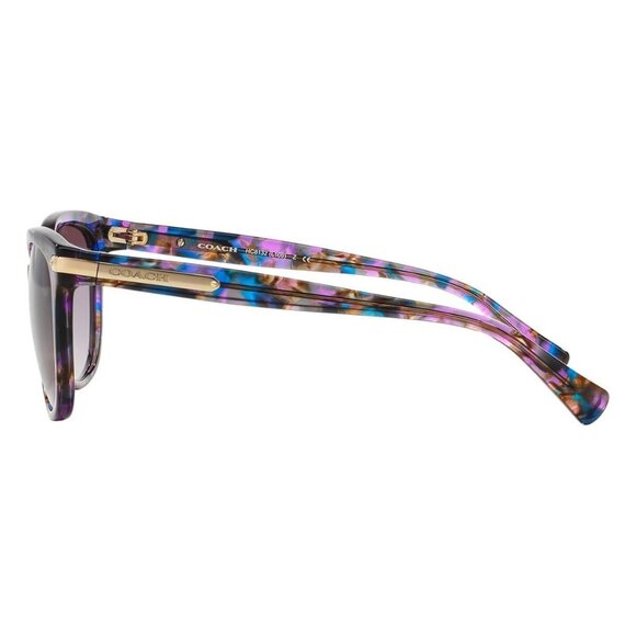 New COACH HC8132 Brown Cat Eye HC8132 52888H Sunglasses Women - Picture 3 of 4